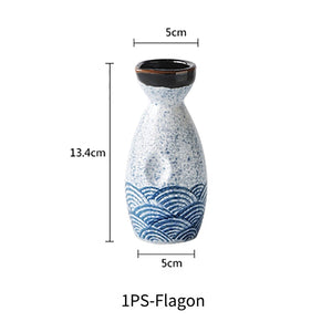 Japanese Style Sake Wine Warm Chinese Wine Set Home Ceramic Sake Wine Set Lady acacuss