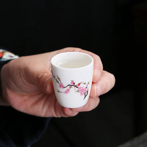 Japanese Style Wine Set Japanese Style Sake Cup Ceramic Jug Wine Dispenser Decanter Small Wine Cup Small Wine Glass One Mouthful acacuss