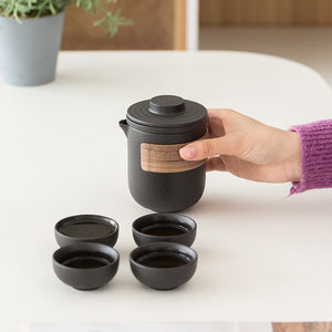 Japanese Travel Ceramic Tea Cup - acacuss