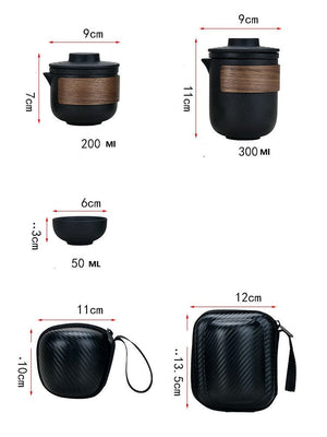 Japanese Travel Ceramic Tea Cup - acacuss