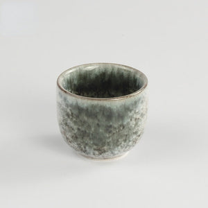 Japanese and Korean Style 200ml Imitation Marbled Round Belly Characteristic Sake Pot Color Glaze Ceramic Small Wine Glass Set acacuss
