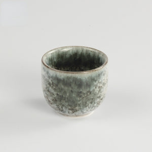 Japanese and Korean Style 200ml Imitation Marbled Round Belly Characteristic Sake Pot Color Glaze Ceramic Small Wine Glass Set acacuss