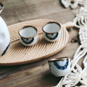 Japanese ceramic wine set Hotel restaurant small wine set Bar tool Sake flagon acacuss