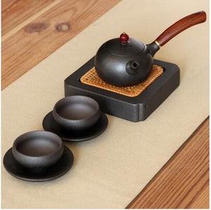 Japanese handmade ceramic teapot kettle tea cup porcelain japanese tea set drinkware acacuss