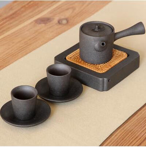 Japanese handmade ceramic teapot kettle tea cup porcelain japanese tea set drinkware acacuss