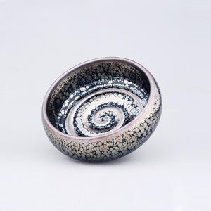 Jian zhan Swirl Tenmoku Tea Cup Natural Clay Glaze Fire in Kiln under 1300 Celcius Porcelain Tea Bowl Ceramic Teacup acacuss