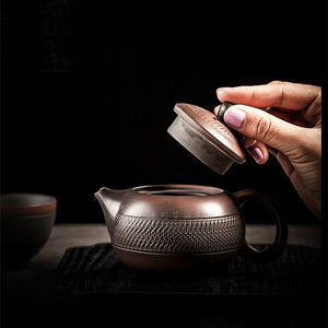 Jianshui Purple Pottery Pot Ceramic Kung Fu Teapot Tea Kettle Handmade Teapot Tea Maker Tea Set Small Teapot Teawater Sets acacuss