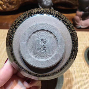 Jianzhan Flower Tea Cup China Ceramic Teacups Tenmoku Glaze Kungfu Tea Master Cup acacuss