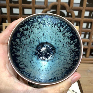 Jianzhan Giftbox 2pcs/set Beautiful Tenmoku Teacups China Porcelain Tea Bowl Heat-resistant Kiln Fired Eco-friendly acacuss
