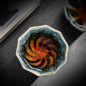 Jianzhan Kiln Becomes Tea Cup Tianmu Glazed Star Sky Tea Cup Ceramic Master Cup Brushed Kung Fu Tea Set Household Business Gift acacuss