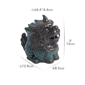 Kirin Plate Incense Stove Eaglewood Sandalwood Home Indoor Tea Table Incense Tea Ceremony Zen Ceramic Decoration Incense Burner acacuss