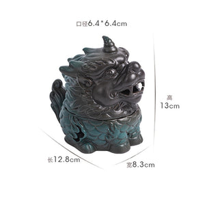 Kirin Plate Incense Stove Eaglewood Sandalwood Home Indoor Tea Table Incense Tea Ceremony Zen Ceramic Decoration Incense Burner acacuss