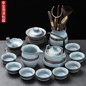 Kung Fu Chinese Tea Set Pot Mugs Kettle Infuser Maker Travel Ceremony Service Tea Set Accessories Chaleira Teapot Set acacuss