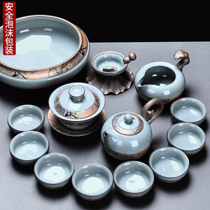 Kung Fu Chinese Tea Set Pot Mugs Kettle Infuser Maker Travel Ceremony Service Tea Set Accessories Chaleira Teapot Set acacuss