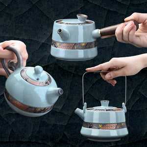 Kung Fu Chinese Tea Set Pot Mugs Kettle Infuser Maker Travel Ceremony Service Tea Set Accessories Chaleira Teapot Set acacuss