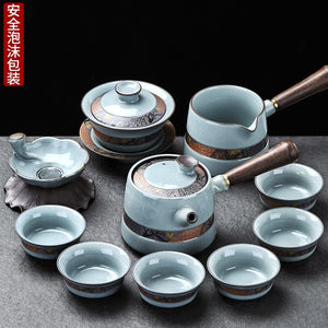 Kung Fu Chinese Tea Set Pot Mugs Kettle Infuser Maker Travel Ceremony Service Tea Set Accessories Chaleira Teapot Set acacuss