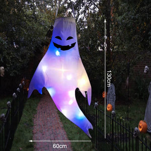 LED Light Halloween Hanging Ghost Kids Favors Halloween Party Outdoor Indoor Home Decoration Spooky Lamp Bar Horror Props 2023 acacuss