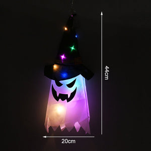 LED Light Halloween Hanging Ghost Kids Favors Halloween Party Outdoor Indoor Home Decoration Spooky Lamp Bar Horror Props 2023 acacuss