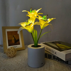 LED Sunflower Bouquet Night Light Simulation Flower Atmosphere Desk Light Romantic Bedside Flower Lamp Gift Cafe Home Room Decor acacuss