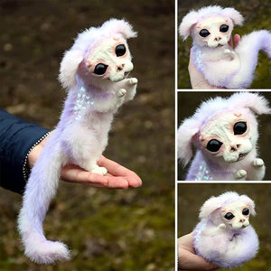 Labyrinth Plush Doll Maze Worm Red Hairy Big Mouth Monster Animal Plush Doll Toy Cute Funny Present Plush Doll Home Decoration acacuss