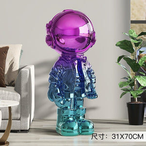 Large Astronaut Ornaments for Home Floor Figurines for Interior Aesthetic Kawaii Room Decor Spaceman Home Living Room Decoration acacuss