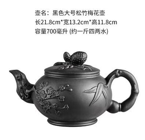 Large Capacity Household Handmade Purple Sand Teapot Chinese Teaware Yixing Zisha Zhu Clay Ball Filter Bubble Teapot Moon Pot acacuss