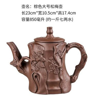Large Capacity Household Handmade Purple Sand Teapot Chinese Teaware Yixing Zisha Zhu Clay Ball Filter Bubble Teapot Moon Pot acacuss