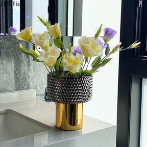 ACACUSS MID Century Modern Decor sculpture VASE Nordic Minimalist Decorative Ornaments Flower Arrangement - Table centerpiece housewarming - ACACUSS