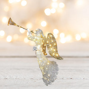 Luminous Angel Garden Decoration 2D Lighting Acrylic Ornament Home Decor Night Light for Festival Christmas New Year 2023 G B8T4 acacuss