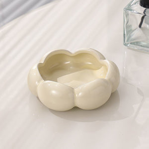 Luxury Cotton Candy Ashtray with Lid Bear Fly Ash Proof Home Living Room Decorations Office Creative Circular Ashtray Ornaments acacuss