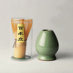 Matcha Tea Set with Bamboo Whisk - acacuss