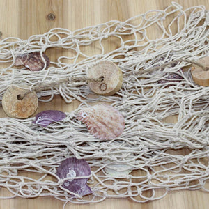 Mediterranean Decorative Fishing Net Hemp Rope Photography Props Background Wall Decoration acacuss