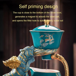 Modern Chinese Tea Set with Loose leaf tea infuser - acacuss