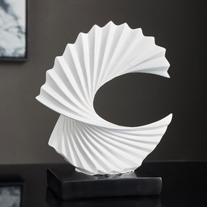 Modern Decor Abstract Sculpture Resin Sculptur Art Golden Statue Living Room Home Decoration Office Desk Decoration Accessories acacuss