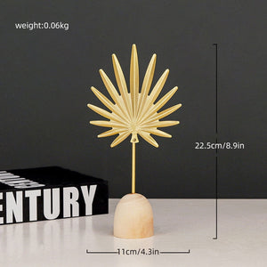 Modern Feather Wooden Decorations Simple Miniature Figurines for Living Room Table Office Home Decoration Accessories acacuss