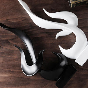 Modern Flame Sculpture Decoration Home Living Room Decoration Handicraft Decoration Porch Office Resin Figurine acacuss