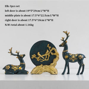 Modern Luxury Resin Crafts Figurines & Miniatures Wine Rack, Sideboards Ornament, and Creative Interior Decorations acacuss