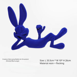 Modern Minimalist Cartoon Bugs Bunny Resin Handicraft Ornaments, Porch Living Room TV Cabinet Bedroom Desktop Home Decorations acacuss