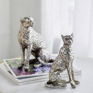 Modern Minimalist Light Luxury Style Animal Leopard Resin Living Room Porch Decoration Model Display Decorations Home Decor acacuss