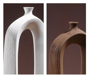 Modern Minimalist Decorative Ornaments Living Room Flower Arrangement - mid century modern decor vases - Table centerpiece housewarming Gift - ACACUSS