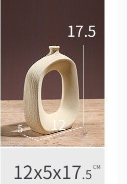 Modern Minimalist Decorative Ornaments Living Room Flower Arrangement - mid century modern decor vases - Table centerpiece housewarming Gift - ACACUSS