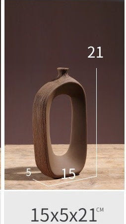 Modern Minimalist Decorative Ornaments Living Room Flower Arrangement - mid century modern decor vases - Table centerpiece housewarming Gift - ACACUSS