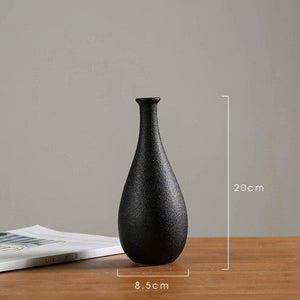 Modern White Ceramic Vases Chinese Style Simple Designed Pottery And Porcelain Vases For Artificial Flowers Decorative Figurines acacuss