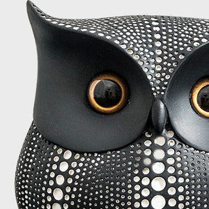 Modern simple and cute ceramic OWL Statue - acacuss