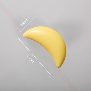 NAIERDI Ceramic Children Room Cabinet Handles Cartoon Moon Star Wardrobe Handle Cupboard Door Pulls Single Hole Furniture Handle acacuss
