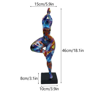 NORHTEUINS Resin Fat Lady Statues Abstract Art Woman Figurines for Interior Entrance Bookcase Bedroom Desktop Decor Objects Gift acacuss