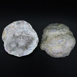 Natural Agate Electroplated Colourful Cornucopia Reiki Healing Raw Crystal Geode Specimen Room Decor Mineral Home Decoration acacuss
