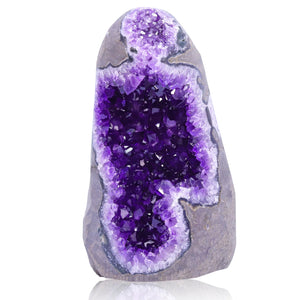 Natural Raw Amethyst Geode Purple Crystal Quartz Cluster Dream Energy Healing Thunder Egg Wholesale Home Decoration acacuss