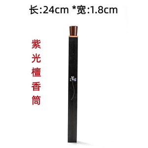 Natural Thread Fragrance Gift Box Purple Light Sandalwood Incense Incense Insert Decoration Goose Pear Tent Fragrance acacuss