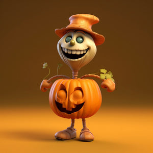 New Halloween pumpkin home garden decoration statue table decoration resin craft ornaments acacuss